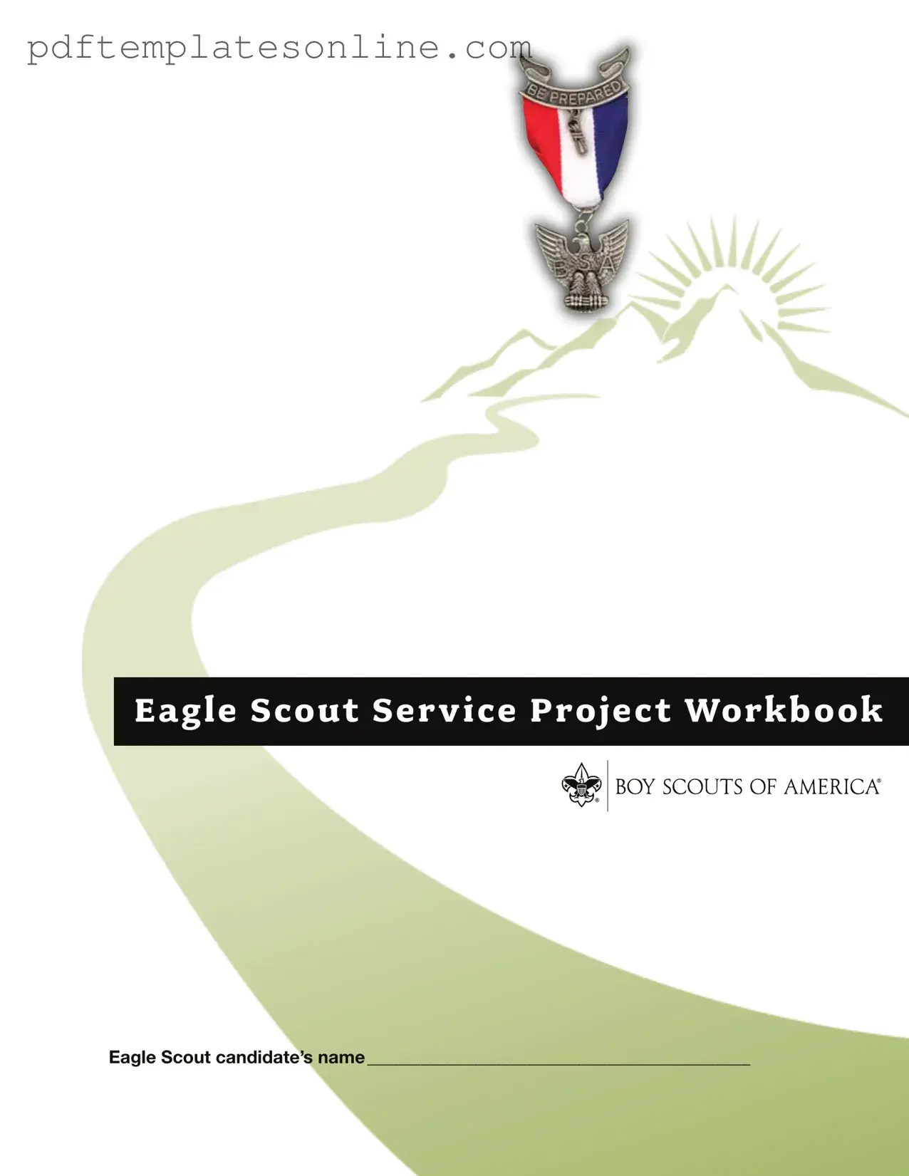 Blank Eagle Scout Project Workbook Form