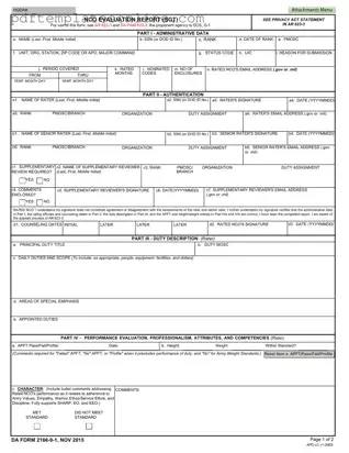 Blank Da 2166 9 1 Form