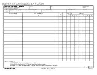 Blank Da Form