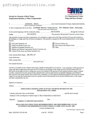 Blank Wh 58 Form